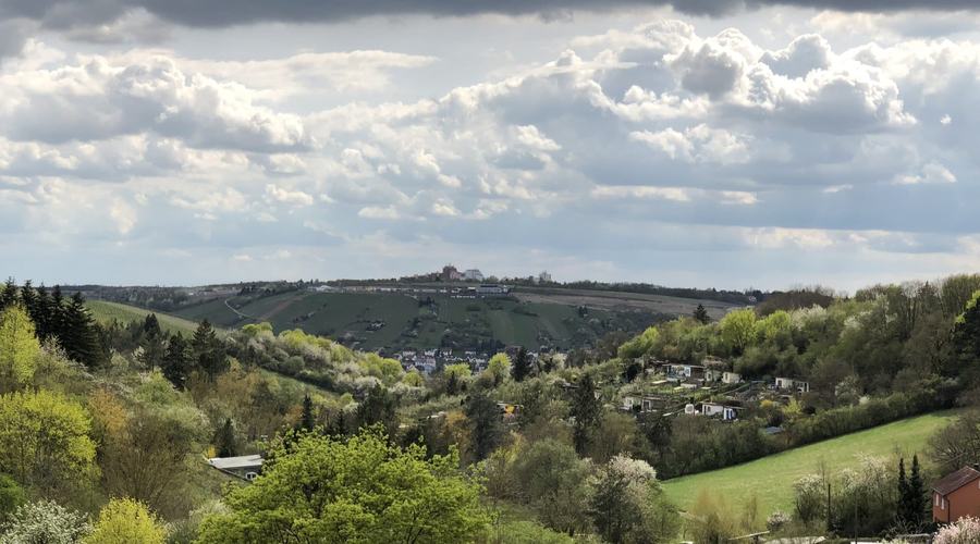 Blick vom Hubland auf den Heuchelhof