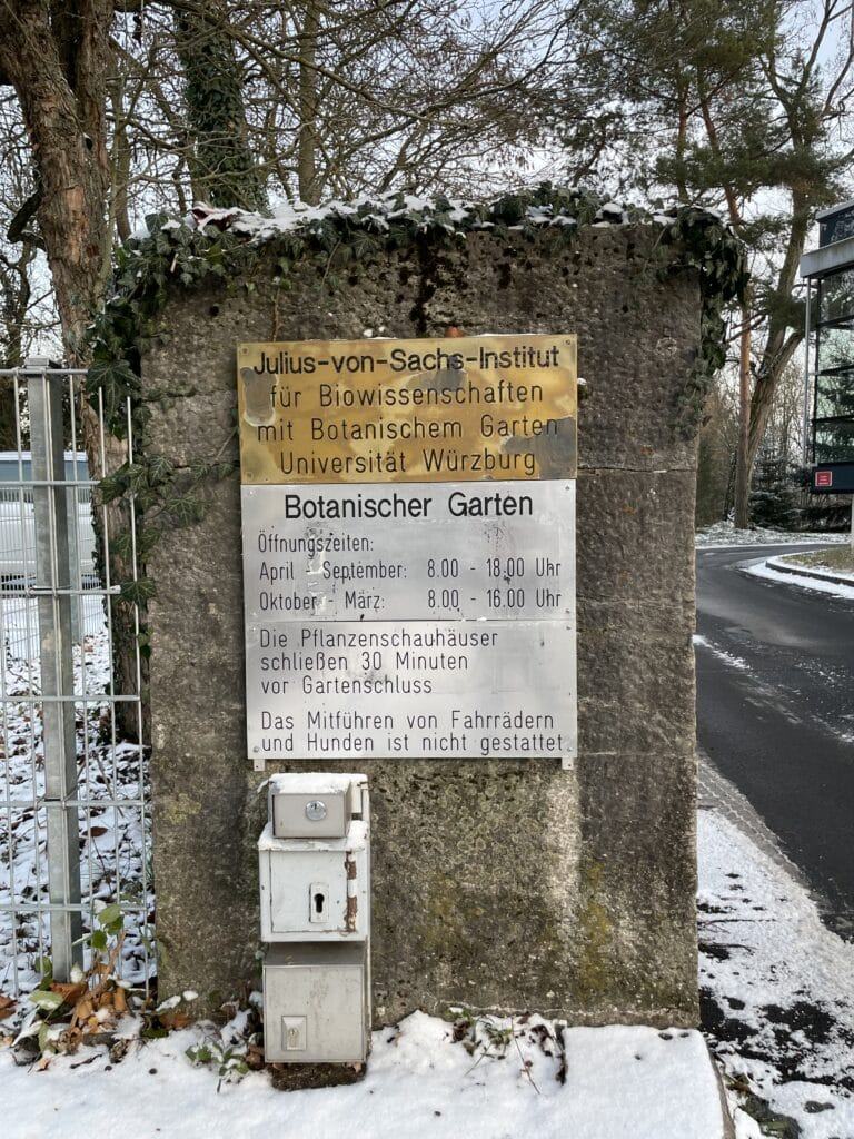 Botanischer Garten Würzburg