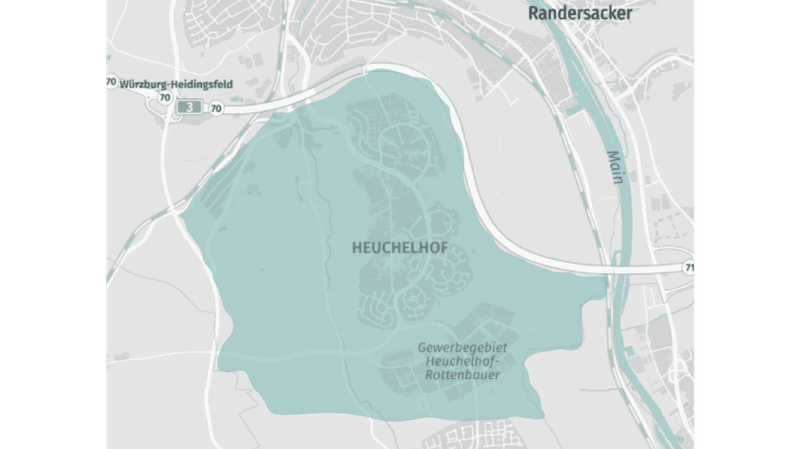 Heuchelhof Stadtteil Würzburg