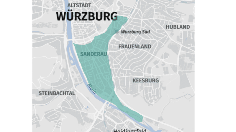Standerau Stadtteil Würzburg