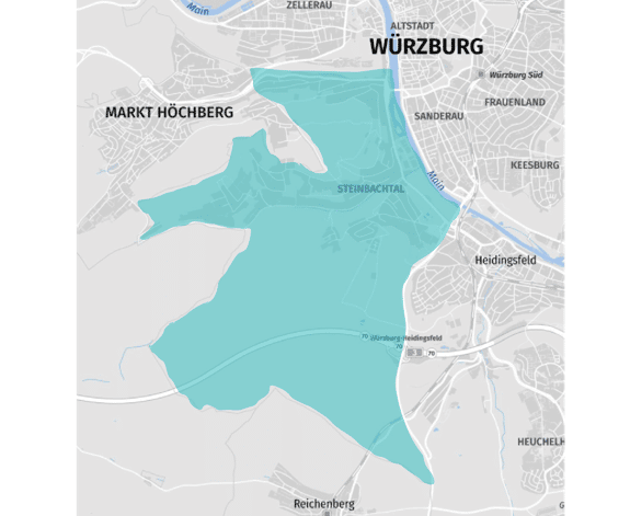 Steinbachtal Stadtteil Würzburg