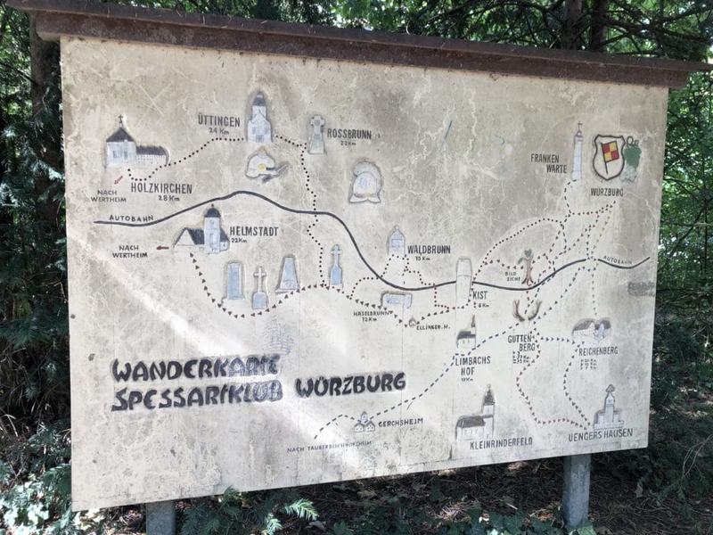 Infotafeln im Waldpark
